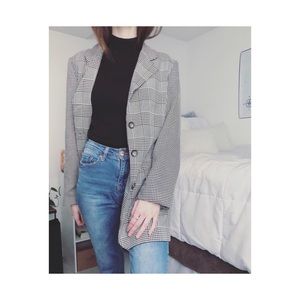 VINTAGE PLAID BLAZER